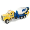 1/16 ERTL Big Farm Yellow & Blue Peterbilt Model 367 Cement Mixer