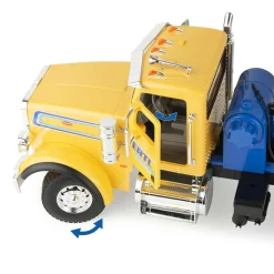 1/16 ERTL Big Farm Yellow & Blue Peterbilt Model 367 Cement Mixer