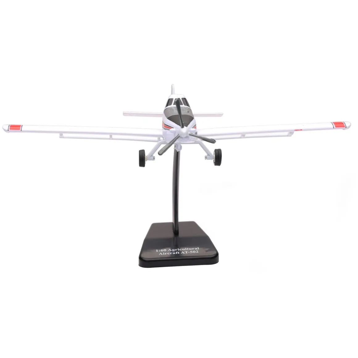 1/60 Exclusive Edition Red & White Air Tractor AT-502 AG Spray Crop Duster Airplane by New Ray