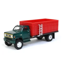 1/64 Exclusive Limited 1984 Chevy C-60 Grain Truck with Green Cab