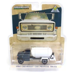 1/64 Exclusive Limited 1984 Chevy C-60 Propane Truck with Blue Cab