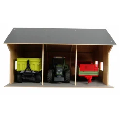 1/16 Farm Machinery 3 Bay Shed with High Roof