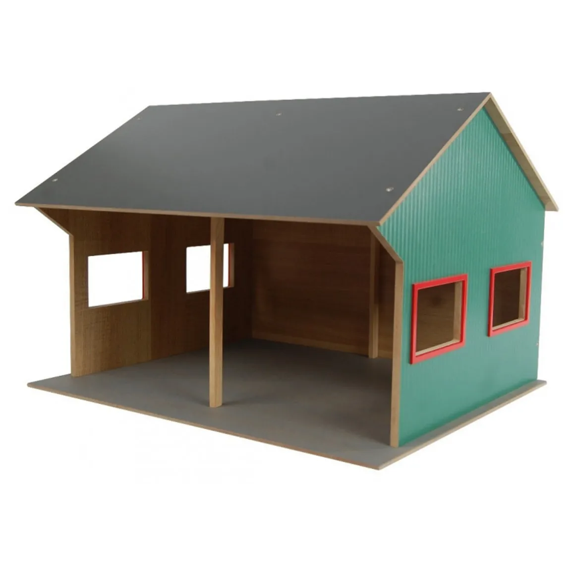1/16 Farm Machinery 2 Bay Shed with High Roof