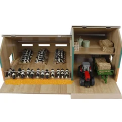 1/32 Farm Machinery 2 Bay Shed with Cow Barn