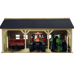 1/16 Farm Machinery 3 Bay Shed