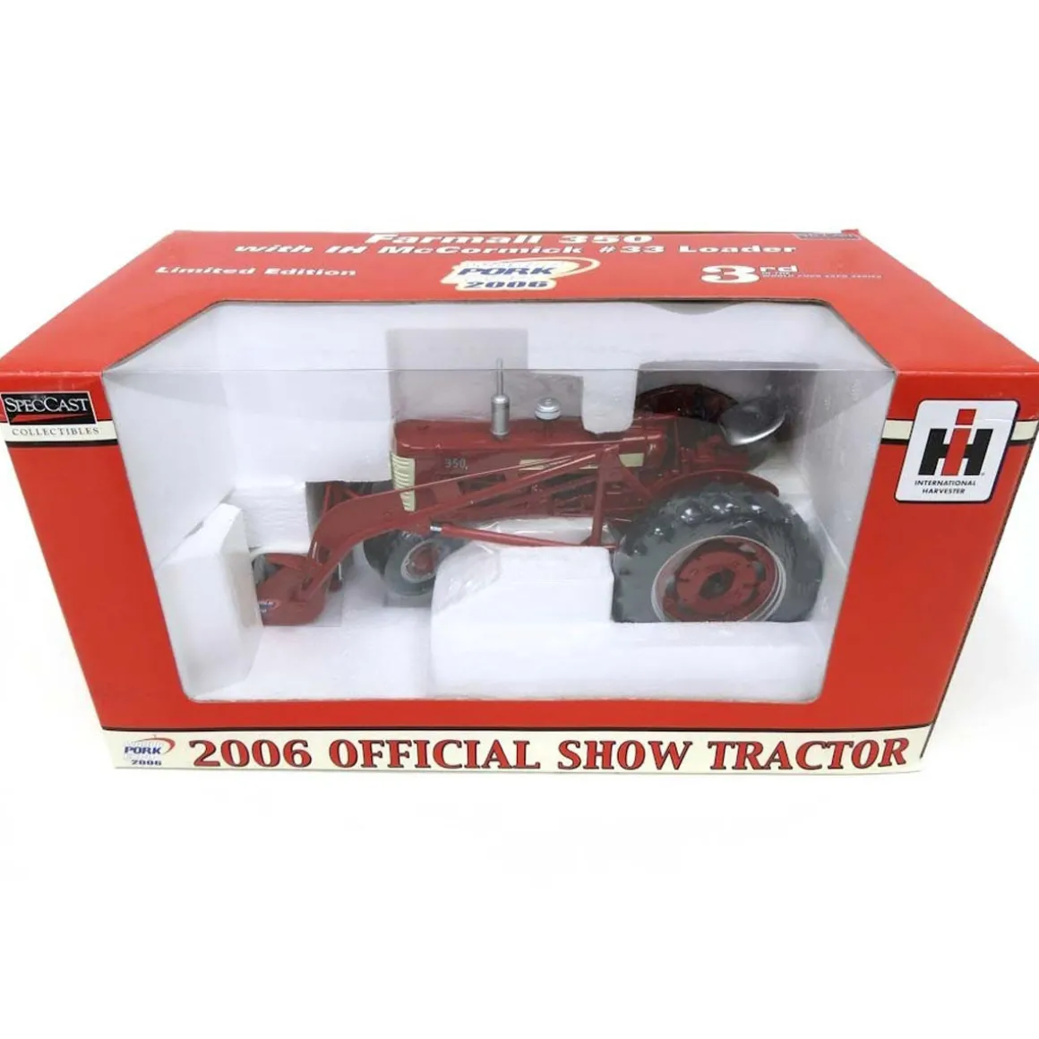 1/16 Farmall 350 with IH McCormick #33 Loader, 2006 World Pork Expo