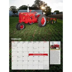 2025 Farmall Tractors 12 Month Calendar, 17in x 12in