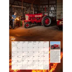 2025 Farmall Tractors 12 Month Calendar, 17in x 12in