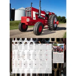 2025 Farmall Tractors 12 Month Calendar, 17in x 12in
