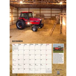 2025 Farmall Tractors 12 Month Calendar, 17in x 12in