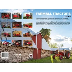 2025 Farmall Tractors 12 Month Calendar, 17in x 12in