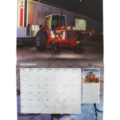 2025 Farmall Tractors 12 Month Calendar, 17in x 12in