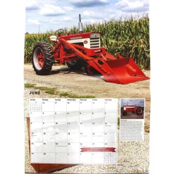 2025 Farmall Tractors 12 Month Calendar, 17in x 12in