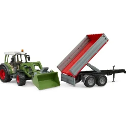 1/16 Fendt 211 Vario Tractor with Front Loader & Tipping Trailer by Bruder