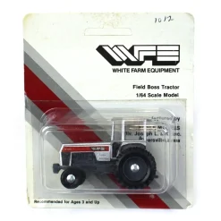 1/64 First Edition White 2-135 2WD Field Boss Tractor w/ Cab