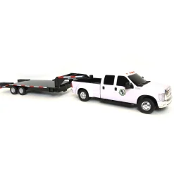 1/20 Flatbed Gooseneck Trailer with Ramps by Big Country Toys