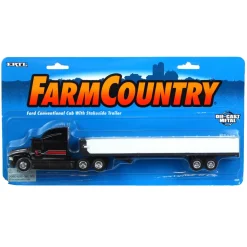 1/64 Ford Conventional Cab with Stakeside Trailer, Walnut Creek Logging