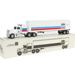 1/64 Ford LTL-9000 with Sleeper and Box Trailer