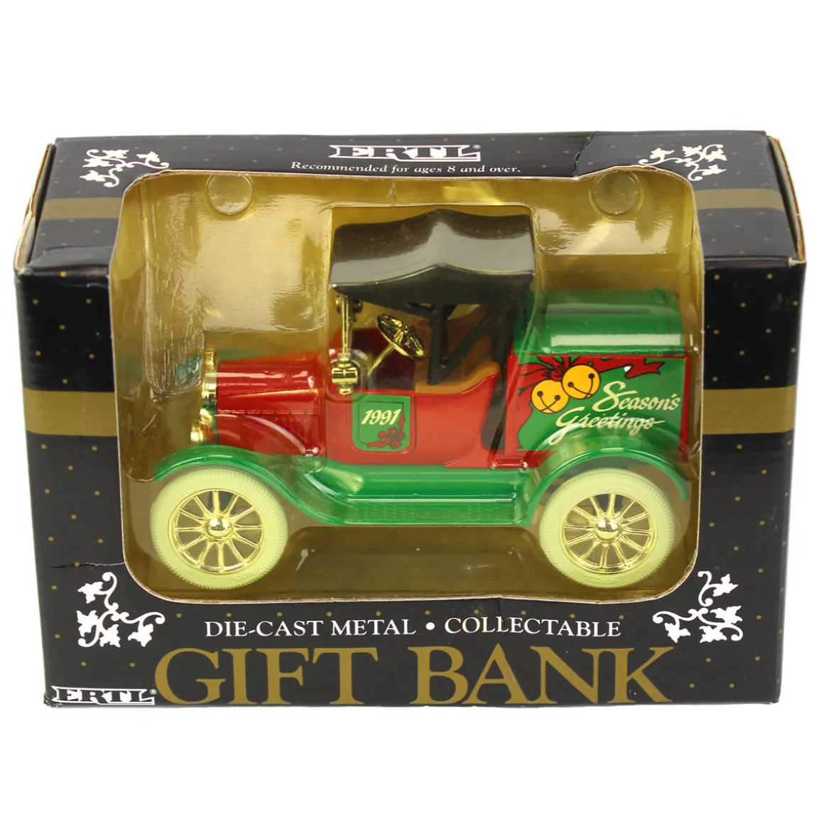 1918 Ford Model "T" Runabout Season's Greetings Gift Bank