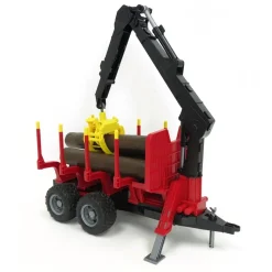1/16 Forestry Trailer with Loading Crane & 4 Logs