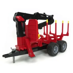 1/16 Forestry Trailer with Loading Crane & 4 Logs