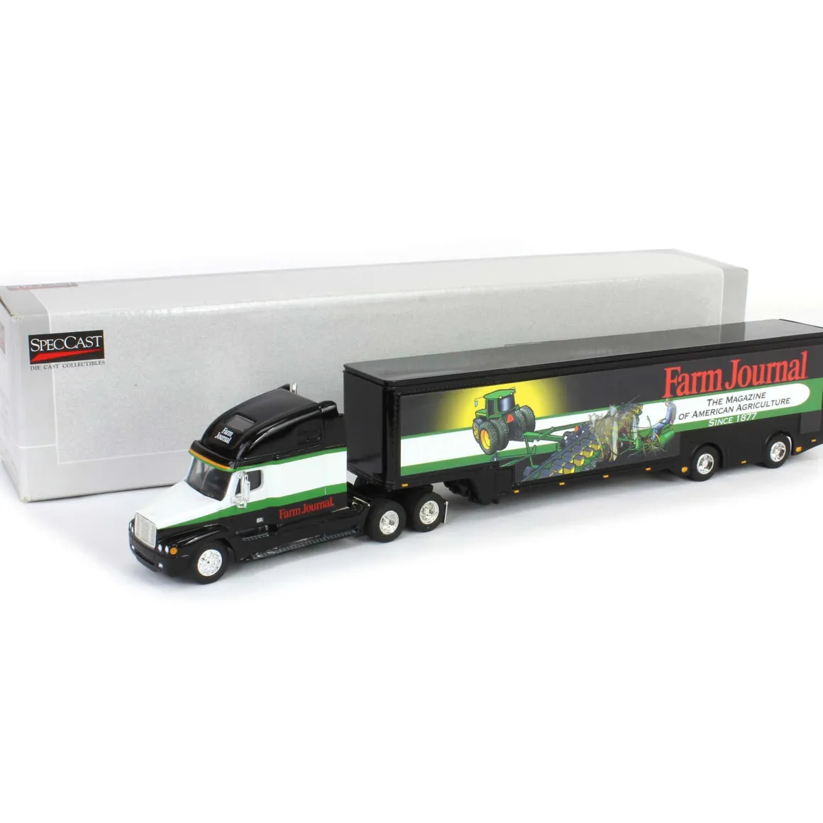 1/64 Freightliner C120 with Farm Journal Corn Featherlite Trailer