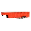 1/64 26ft Vertical Three Hole Gooseneck Trailer, Red, Hitch & Tow Trailers
