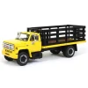 1/64 GMC 6500 Stake Bed, Yellow with Black Stakes, First Gear Exclusive