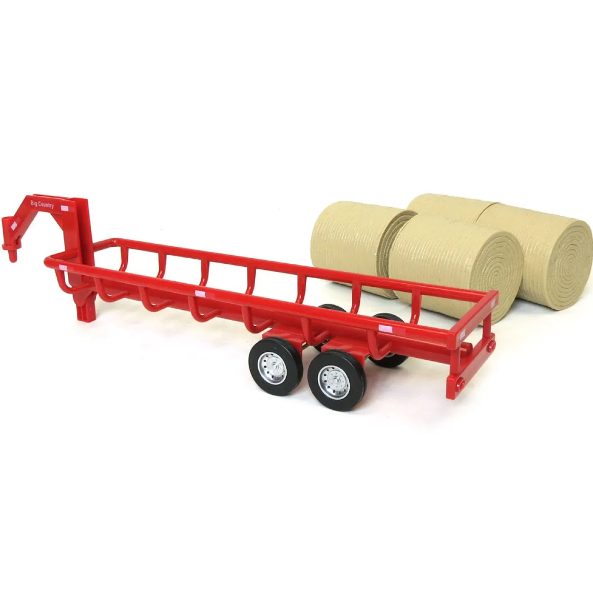 1/20 Gooseneck Round Bale Trailer with 4 Round Bales by Big Country Toys