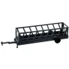 1/64 Gray 20ft Portable Cattle Feeder, 3D Printed