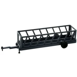 1/64 Gray 20ft Portable Cattle Feeder, 3D Printed