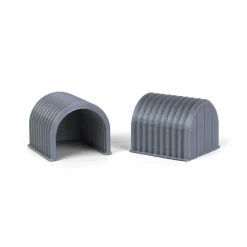 1/64 Gray Hog or Calf Shelter, 2 Pack, 3D Printed