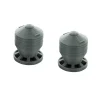 1/64 Gray Pig Feeders, 2 Pack, 3D Printed