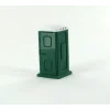1/50 Green and White Porta-Potty with Opening Door 3D Print plastic
