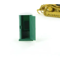 1/50 Green and White Porta-Potty with Opening Door 3D Print plastic