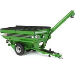 1/64 Green J&M 1112 X-Tended Reach Grain Cart with Tandem Walking Duals