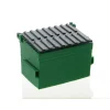 1/50 Green Trash Dumpster with Removable Lid, 3D Print