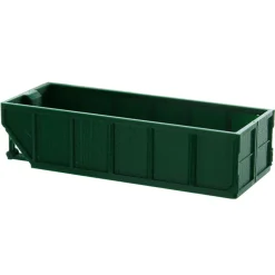 1/64 Green 15-Yard Rolloff Dumpster, 3D Printed