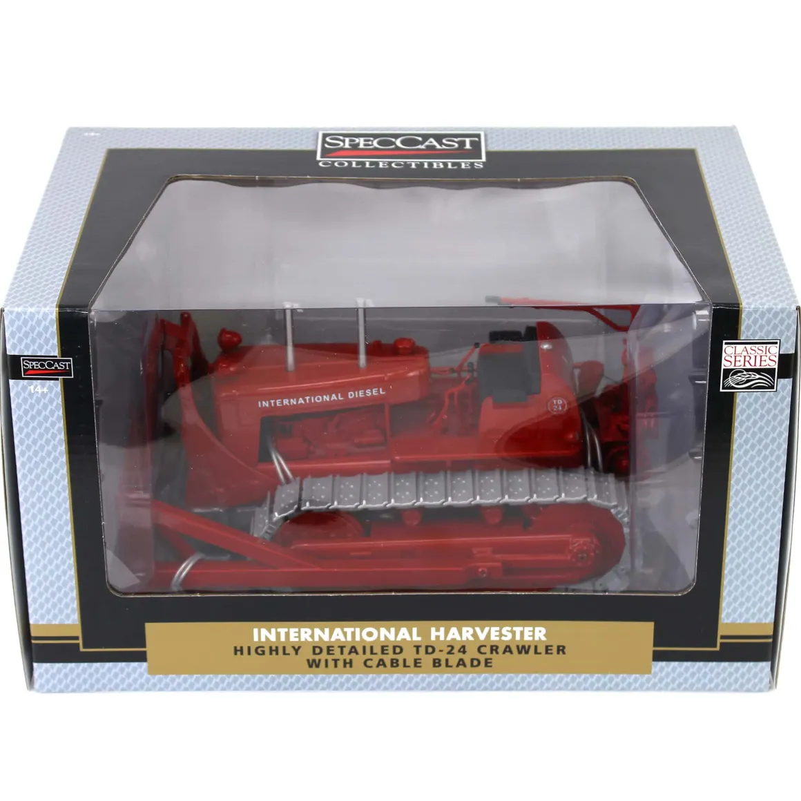1/25 High Detail International Harvester TD-24 Crawler with Cable Blade