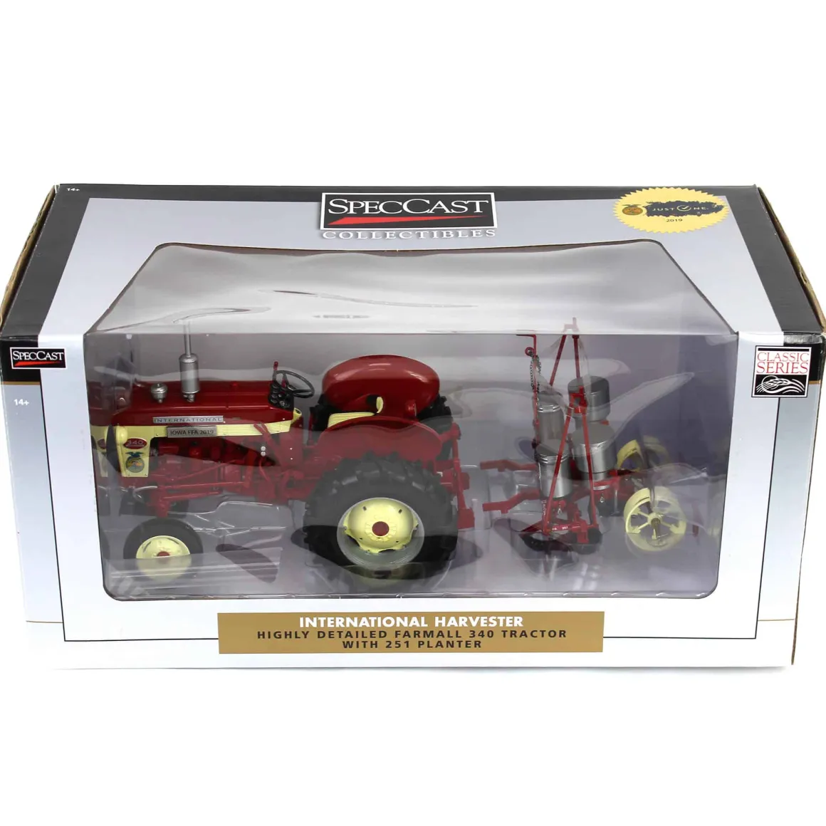 1/16 High Detail Iowa FFA IH Farmall 340 Utility with 251 Planter