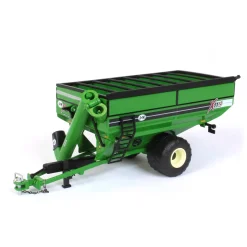 1/64 High Detail J&M X1112 Green Grain Cart with Large Singles