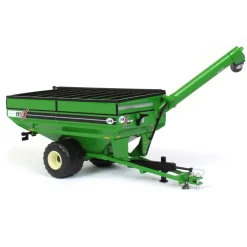 1/64 High Detail J&M X1112 Green Grain Cart with Large Singles