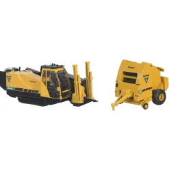 1/64 High Detail Vermeer Horizontal Drill and Round Baler Set