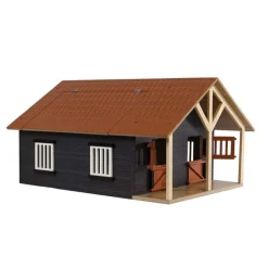 1/24 Horse Stable with 2 Stalls and Storage Room