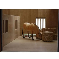 1/24 Horse Stable with 2 Stalls and Storage Room