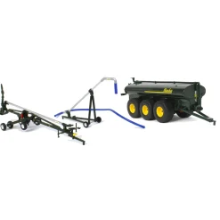 1/64 Husky 3 Piece Set with Tank Spreader, Pipe Cart & Lagoon Pump