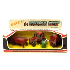 1/64 IH 5088 with IH 8400 Round Baler & Barge Wagon by ERTL