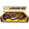 1/64 IH Farm Set with 5088, Barge Wagon, 6 Bottom Plow & Round Baler