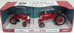 1/16 IH Farmall 130 & 230 Tractor Set, 50th Anniversary Collector Edition