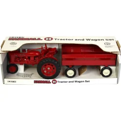 1/16 IH Farmall H with Flarebox Wagon by ERTL